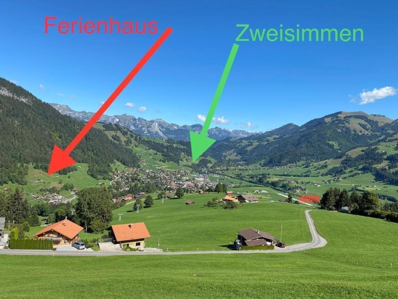 Ferienhaus Schoenenmatte Zweisimmen Buitenkant foto
